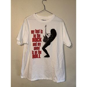 Vintage Living Epistles Disturbed Rock & Roll‎ Band Shirt 1992-93 Size XL White